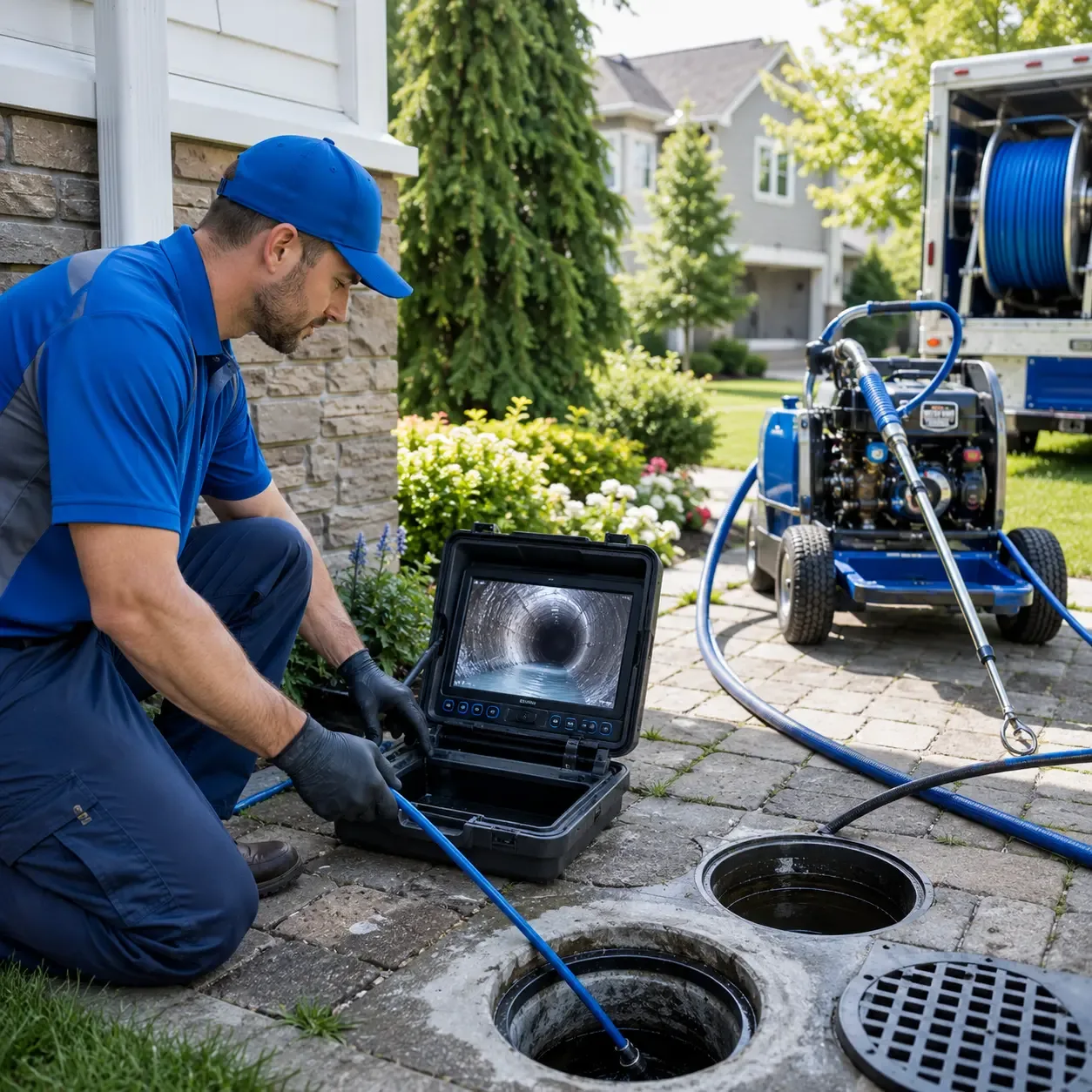Outdoor drain cleaning professionals serving Thiells, NY